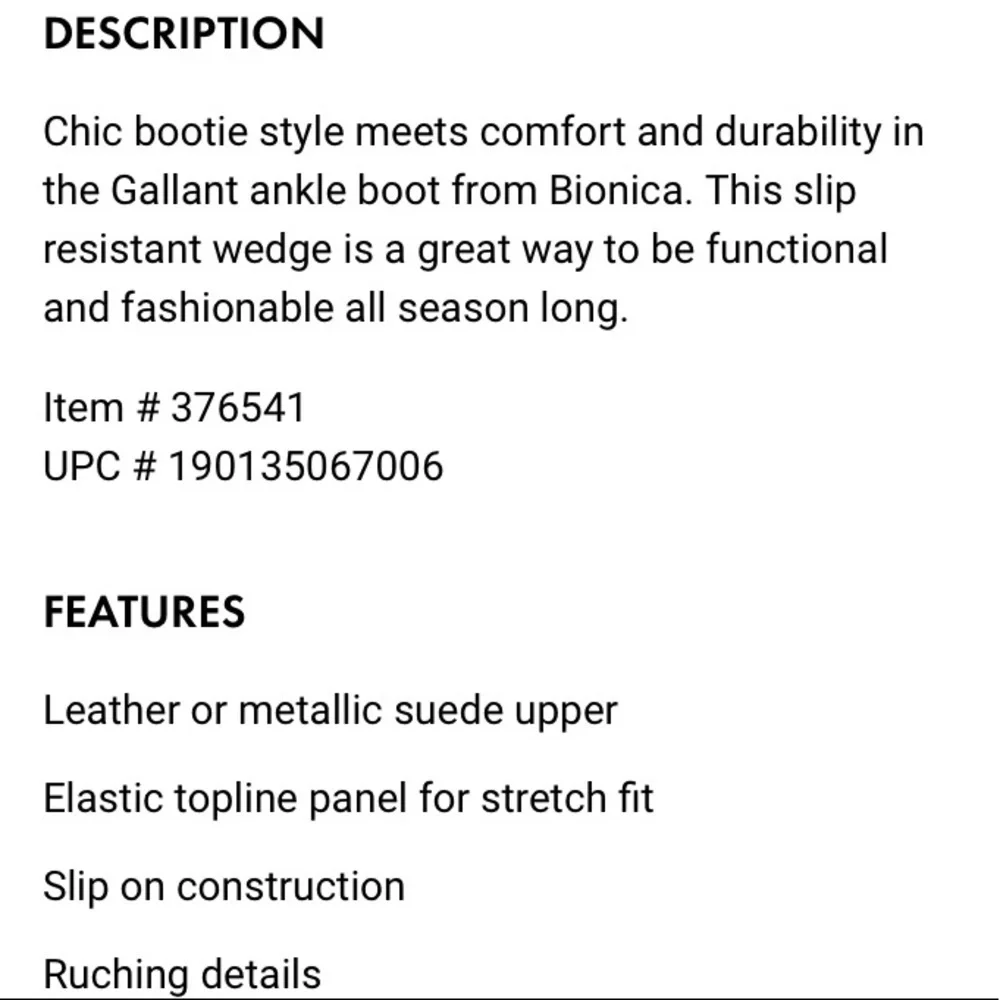 Bionica wedge shoes